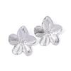 1Pair Vintage Exaggerated Flower Metal Stud Earrings For Women Girls Simple Geometric Big Earrings Fashion Party Jewelry Gifts