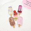 Ice Cream Resin Accessories DIY Phone Case Cream Glue Hair Clip Refrigerator Sticker