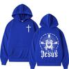 Christian Jesus Bible Saying Verse Faith Hoodies Men Women Clothing Fashion Long Sleeve Sweatshirts Fleece Casual Loose Pullover