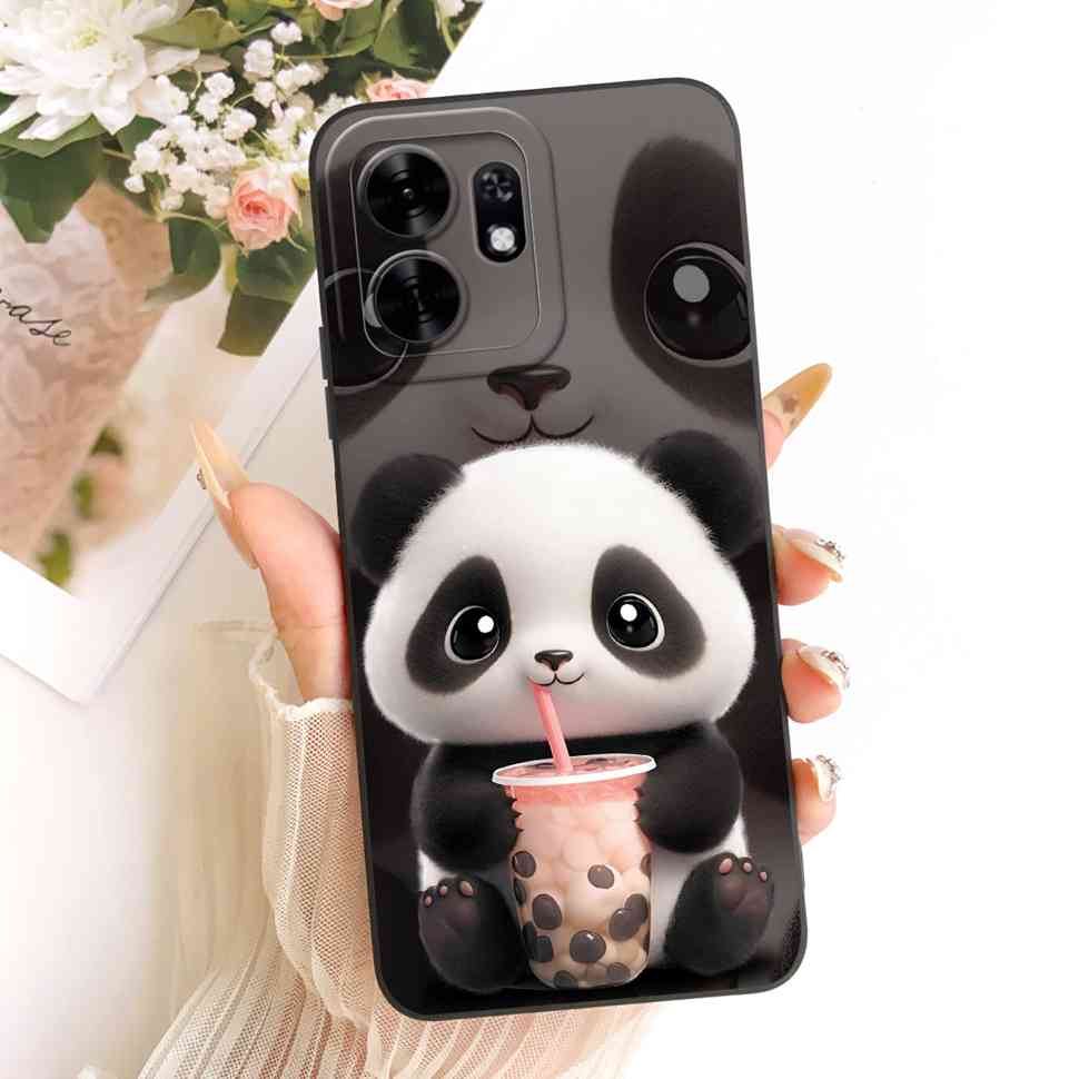 For Honor X6d X6D 5G Case LNA-NX1 Cartoon Panda Rabbit Silicone Back Cover For Honor Play 60A 60a 5G NLA-AN00 Bumper Cases Capa