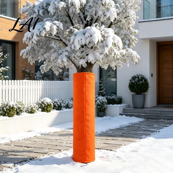 Tree Trunk Protector Protector Thermal Insulation Wrap with Drawstring Freeze Windproof Shield Protection Winter Bark for Palms Fruit Trees Outdoor