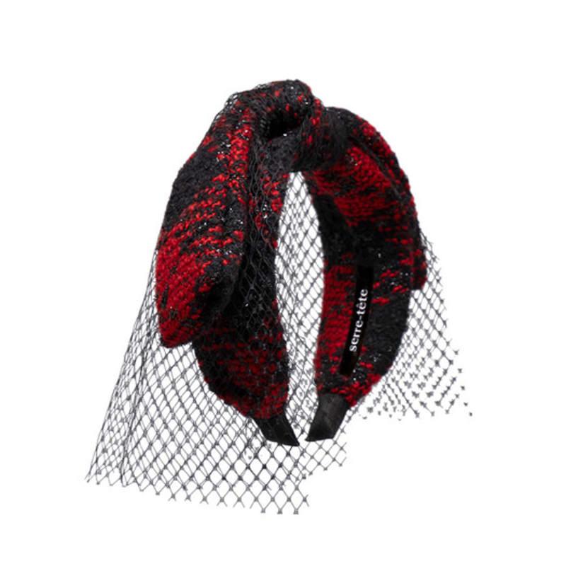 Коричневая шляпа [ободок] Кружевной кролик - Signature