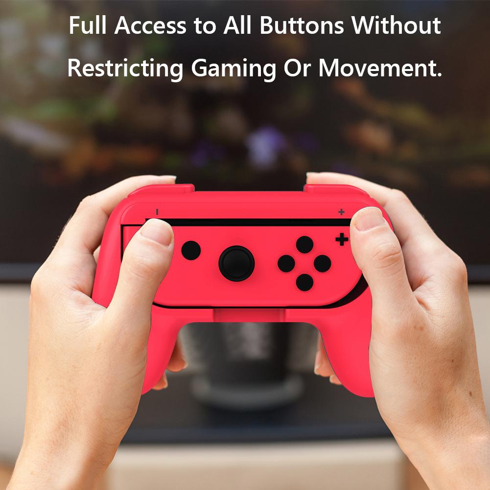 Накладки на ручки для Nintendo Switch Joy-Con Консоли ABS Левая Правая Ручка Хват