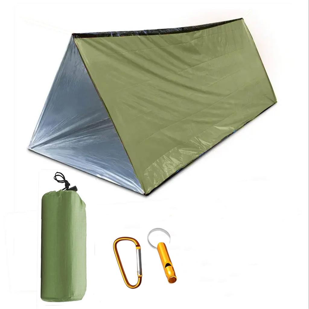Outdoor PE emergency tent portable warm emergency blanket Thermal blanket lifesaving refuge emergency sleeping bag