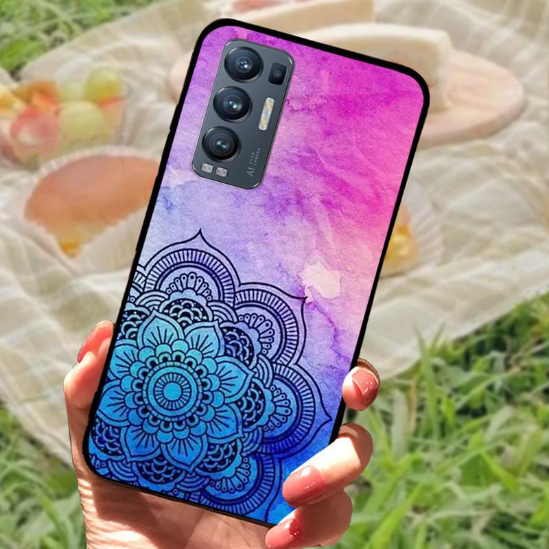 Для OPPO Find X3 Neo Чехол Силиконовый Мягкий Мраморный Черный Бампер Funda Coque для Oppo Find X3 Lite Защитный Capa FindX3 Neo