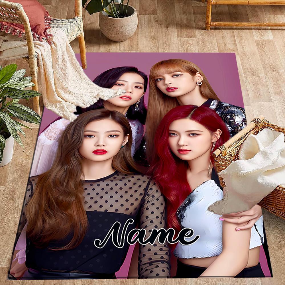 Royal Glamour Squad Customizable Name Floor Mat Suitable for Dormitory Hallway Outdoor Game Room Anti-slip Rug Decorate Offices Spiritual Gift