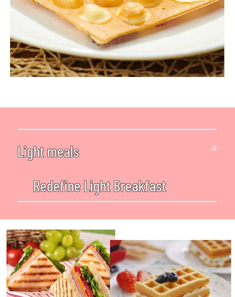 Multi-Function Breakfast Maker: Sandwich, Toast, Waffle, and Egg Cooker