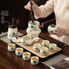 Ru Kiln Splendid Landscape Automatic Tea Set