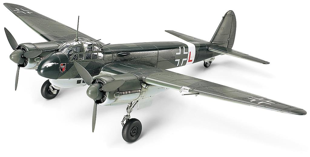 Tamiya 172 Warbird Collection No.77 Luftwaffe Junkers Ju88 C-6 Destroyer Fighter Plastic Model 60777