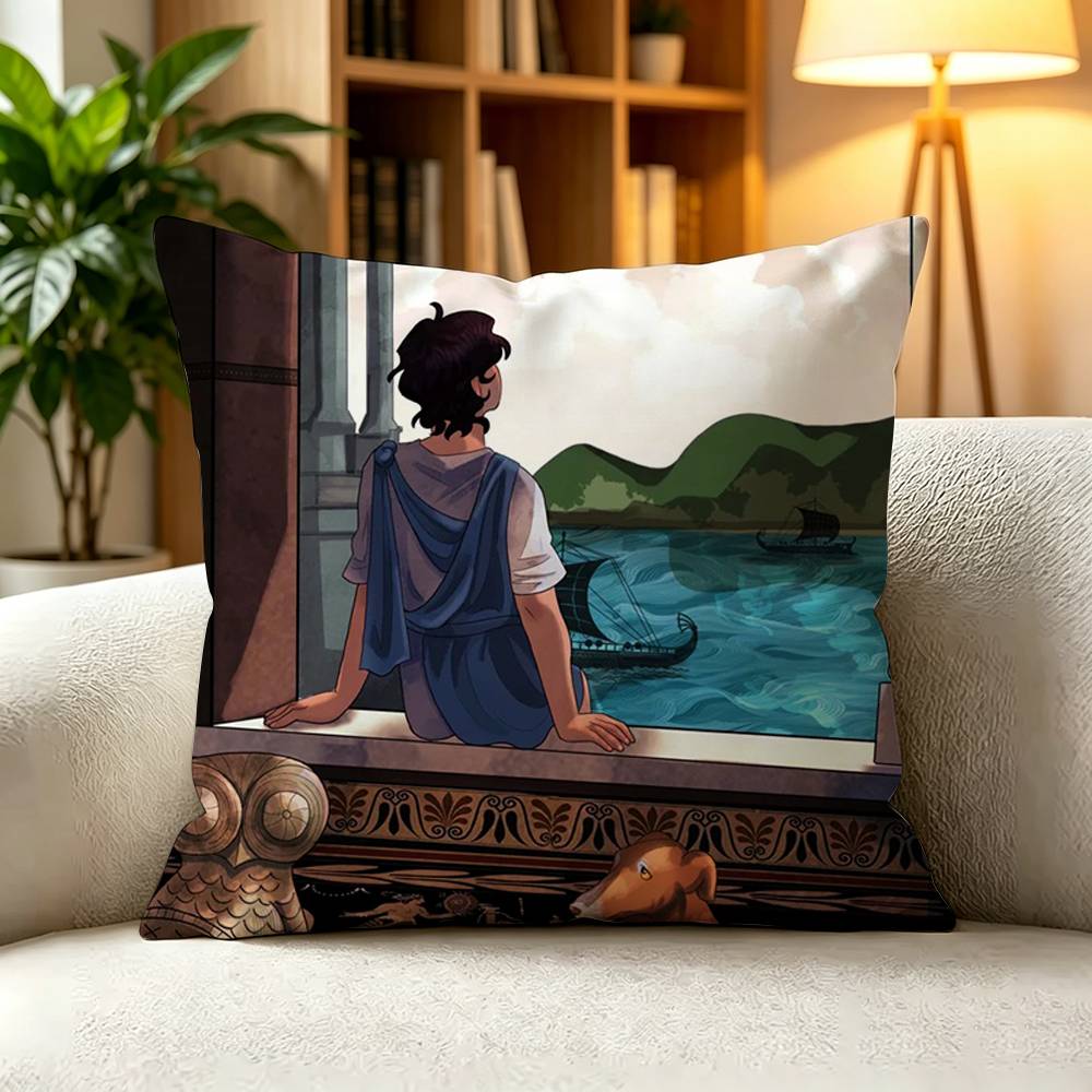 EEPIC The Musical Odysseus Greek Myth Pillow Case Square DoubleSided Sofa Cushion Cover Bedroom Bedside Pillow