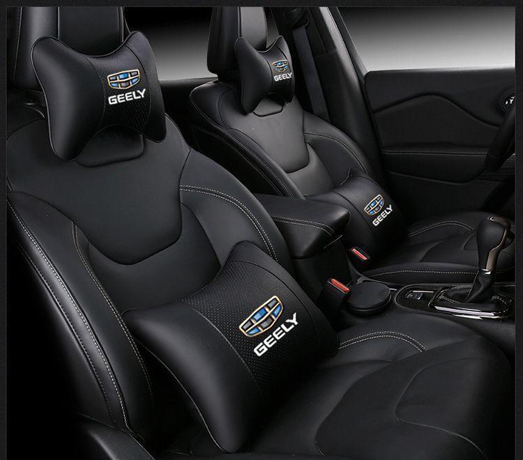 Совместимые чехлы на сиденья Geely: Подходит для водительских сидений Borui, Xingrui, Boyue, Emgrand, GS и Binyue с подголовником и поясничной поддержкой.