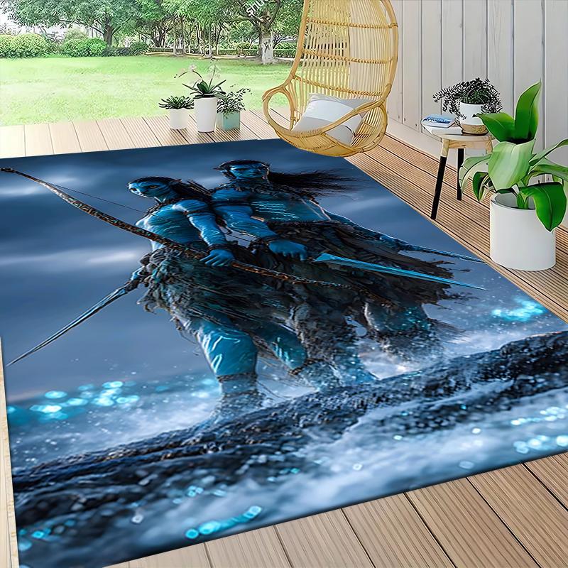 1Pc Avatar'S Ethereal Journey Carpet Rug Customizable Soft Washable Antislip Home Living Room Sofa Mats Personalized Rug 0917278