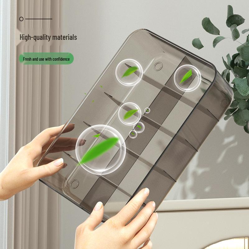 3-in-1 Organizer Box for Underwear, Panties, and Socks - Wardrobe & Dorm Storage Solution