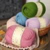 1 рулон пряжи для вязания крючком, хорошая прочность, мягкая текстура, не скатывается, не выцветает, устойчива к разрыву, дышащий шарф, свитер, пряжа для вязания своими руками для дома