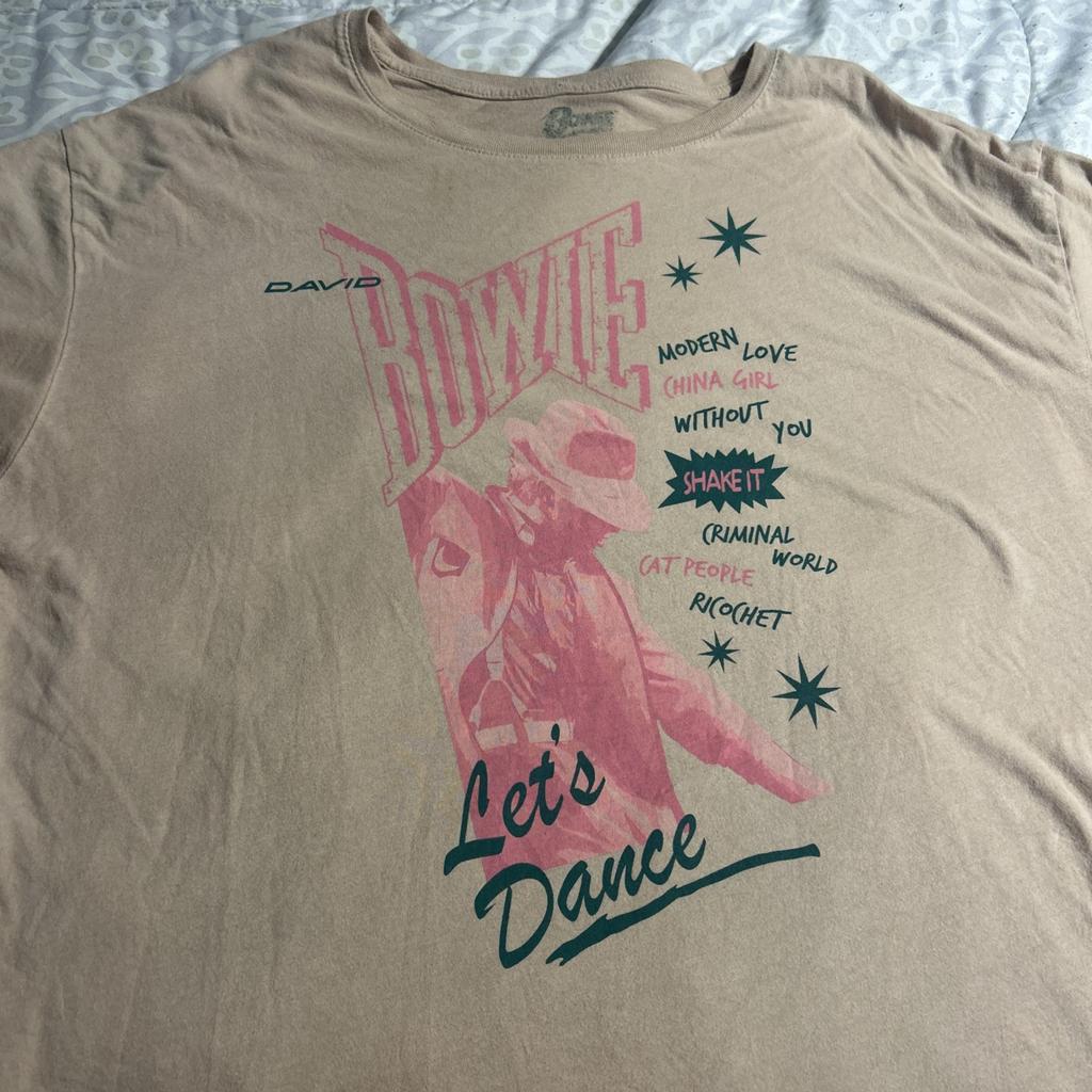 Дэвид Боуи Let's Dance Ретро Футболка Концертная Взрослая XL