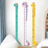 Cute Cartoon Height Sticker Unicorn Dinosaur Giraffe Wall Height Measuring Ruler Stickers For Kids Room Kindergarten Decor
