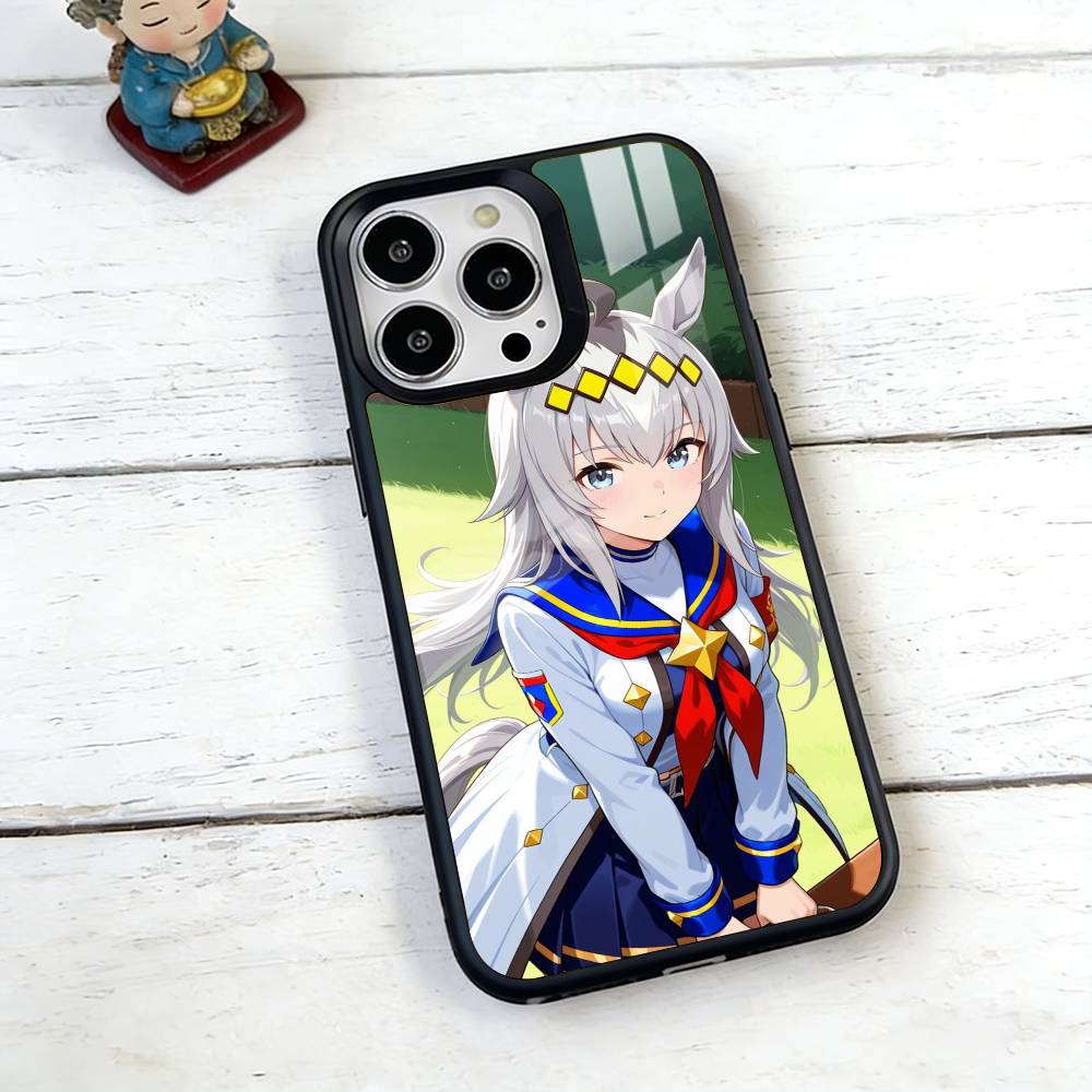 Чехол для телефона U-Uma Musume Pretty Derby Oguri для iPhone 17, 16, 15, 14, 13, 12, 11 Plus, Pro, магнитный, с поддержкой беспроводной зарядки MagSafe