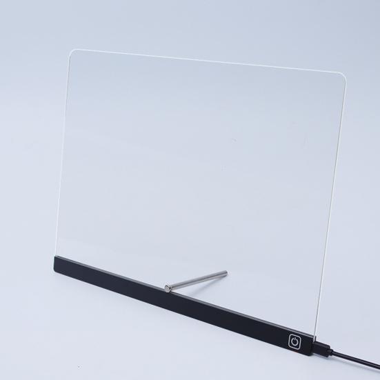 LED Note Board Rechargeable Acrylic Memo Pad Erasable Glowing Message Board To-do List Board Reusable Weekly Planner