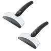 Nalaina Snow Shaker for Cars, Defrost Spatula (Pack of 2), Ice Scraper, Stainless Steel