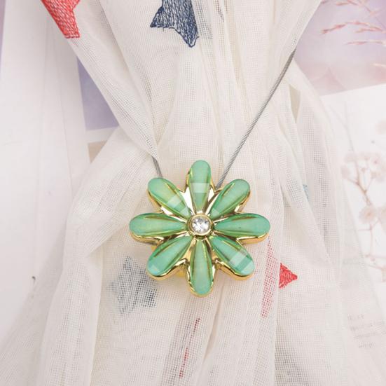 Curtain Buckle Stylish Magnet Adsorption Metal Decorative Curtain Tieback for Home