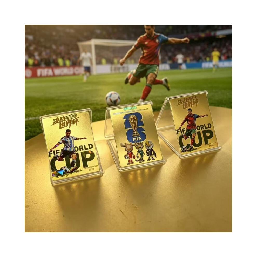 (World cup) World Cup Themed Gold Foil Phone Sticker Gold Phone Sticker
