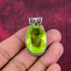 Дизайнерский кулон с лимонным топазом, кулон из стерлингового серебра 925 пробы, кулон ручной работы ко Дню памяти