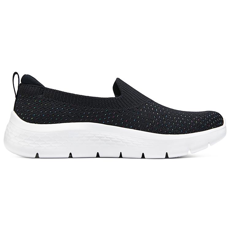 Skechers Go Walk Flex Сетчатая ткань Ежедневный комфорт Прочные Легкие Низкие Повседневная обувь для образа жизни Женские кроссовки Черный Белый 124826-BKMT