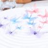 50Pcs Double Layer Butterfly Appliques 3D Translucent Chiffon Butterfly Dreamy DIY Handmade Butterfly Patch