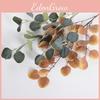 Leaves Artificial Apple Eucalyptus Robusta Smith For Wedding Party Decor