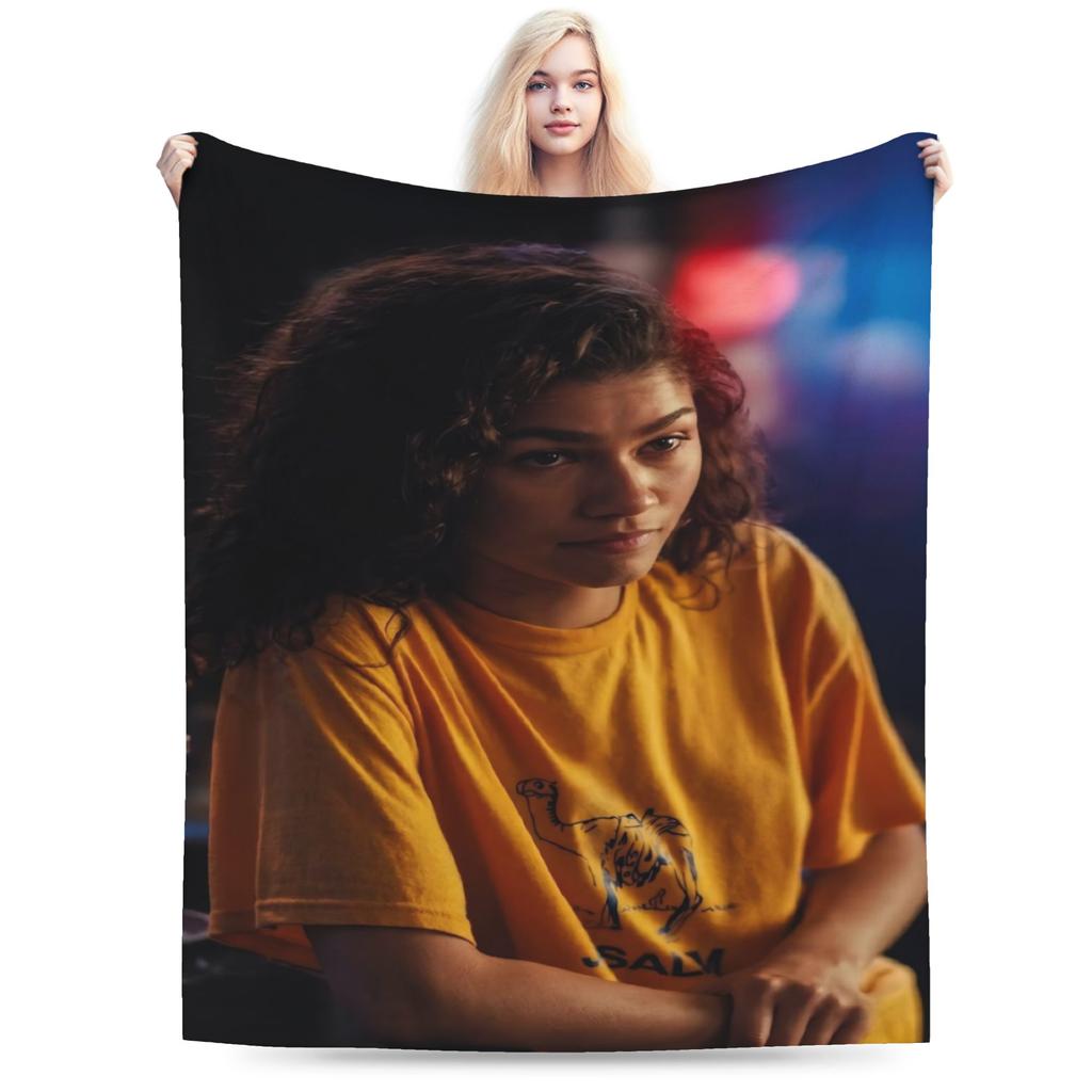 Удобное одеяло 'Эйфории' Сезон 3, мерч, декоративный плед для кровати, легкий флис для автомобиля