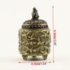 Zinc Zinc Zinc Alloy Tripod Zinc Zinc Alloy Incense Tray Tripod Buddha Incense Tray Retro Crane Incense Holder  Office