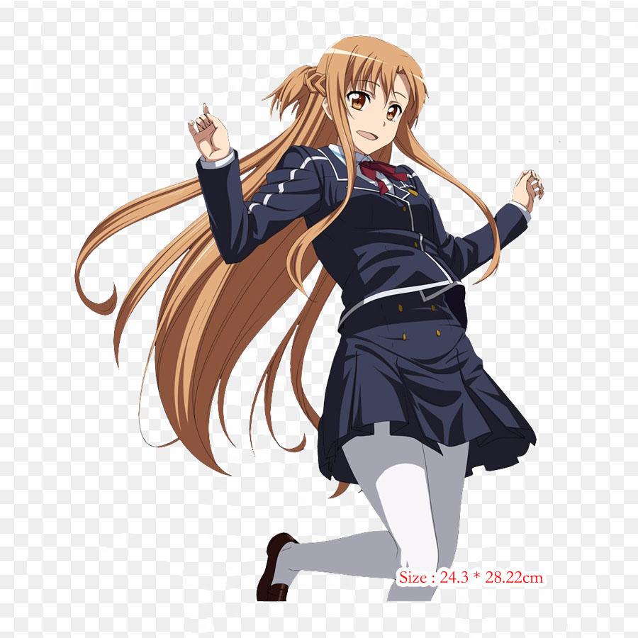 Sword Art Online Асуна Ало Асуна Кирито железные нашивки для одежды, наклейки с аппликациями на одежду, термочувствительная нашивка на заказ