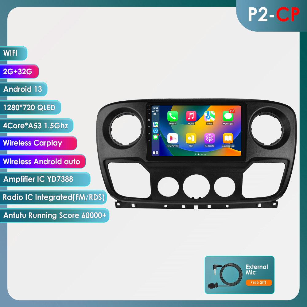 Hizpo Carplay 4G Android автомобильный мультимедийный проигрыватель для Nissan NV400 2010 -2019 для Opel Movano для Renault Master III 2011 GPS видео интеллектуальный экран