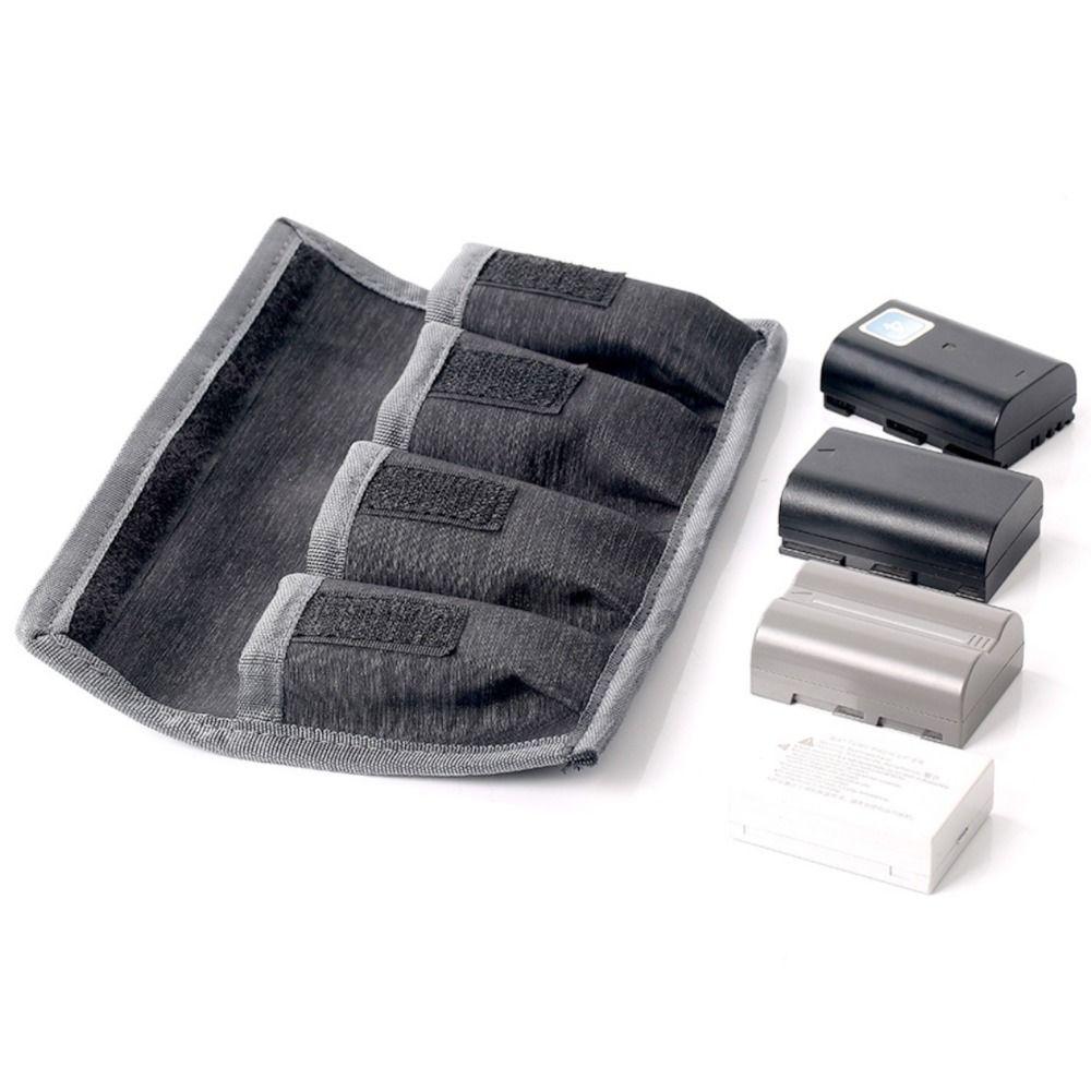 Нейлоновый держатель для зеркальной камеры, сумка для литиевой батареи, чехол для переноски, подсумок для хранения батареек AA