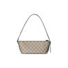 Gucci GG Emblem Light Gold Hardware Fabric Shoulder Bag Small Women shoulder bag Black Brown 847281-FAEUC-9741