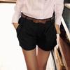 [ Android Accessories ]Women Fashion Solid England Style Mid Waist Casual Summer Shorts Pants