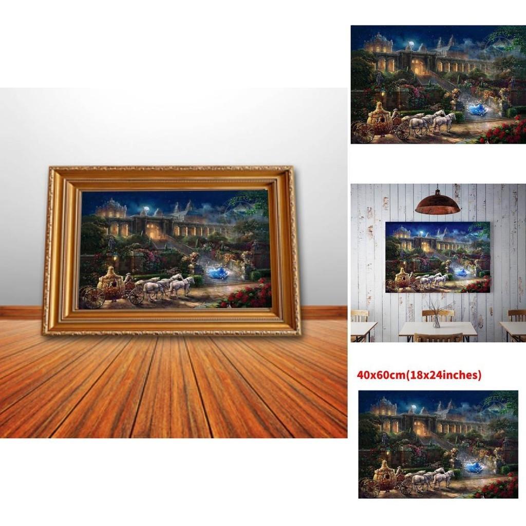 Холст Принцесса Русалка Настенное Искусство Современная Сказка Декор Детской Комнаты Живопись