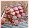 HERORANGE Heart Keyboard 12 Color Eye Shadow Стойкий High Color Rendering Smooth Powder Eye Makeup