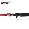FTK Вращающаяся удочка, черная и красная, 99% карбоновая, сверхтвердая удочка, 3-секционная удочка с наживкой