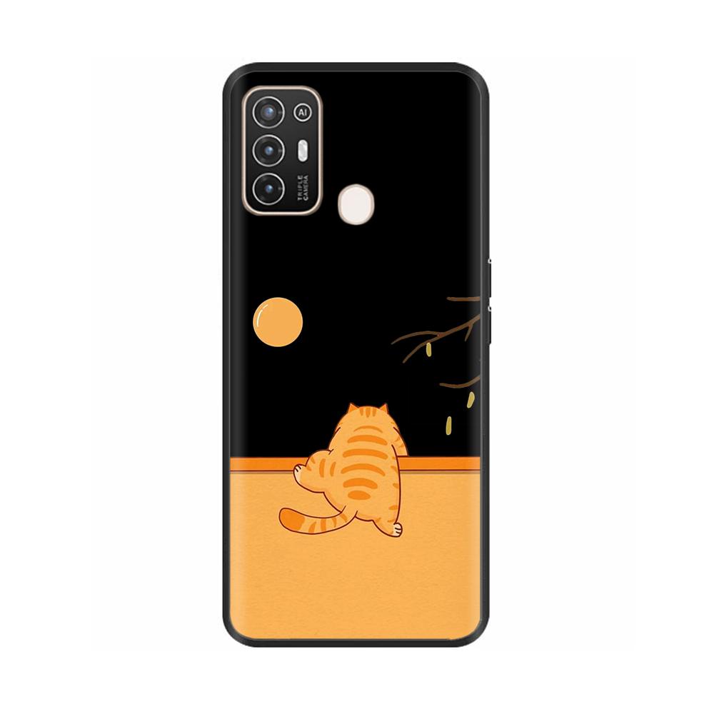 Для ZTE Blade A52 Чехол Стильный Расписной Силиконовый Мягкий Защитный Чехол Чехлы Для Телефона Для ZTE Blade A52 Fundas Для ZTE Blade A52 A 52