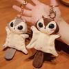 Glider Plush Stuffed Dolls Bag Keychain Super Cute Australian Squirrel Glider Stuffed Animals Toy Gifts For Kids