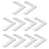 10Pcs Furniture Corner Protector Anti-collision Baby Proof Clear Self-adhesive Table Desk Right Angle Sharp Edges Corner Guard Bumper Protective Cover