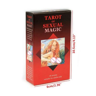 Карты Таро Сексуальная Магия Полная Английская Версия Настольная Игра Подарок на День Рождения Семейная Вечеринка Поддерживает Оптовую Продажу 78 Листов/Коробка