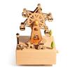 Ballet Dancing Girl Wooden Carousel Music Box Musical Jewelry Box  Children's Toys