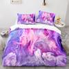 Home Textile Marble Pattern Quilt Cover Digital Printing Three-Piece Set 3D