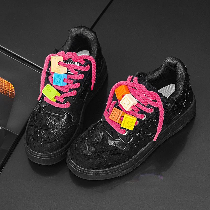 Кроссовки унисекс женские туфли для мужчин теннис ретро Y2K Star панк хип-хоп скейтборд обувь мода пары спорт повседневная обувь