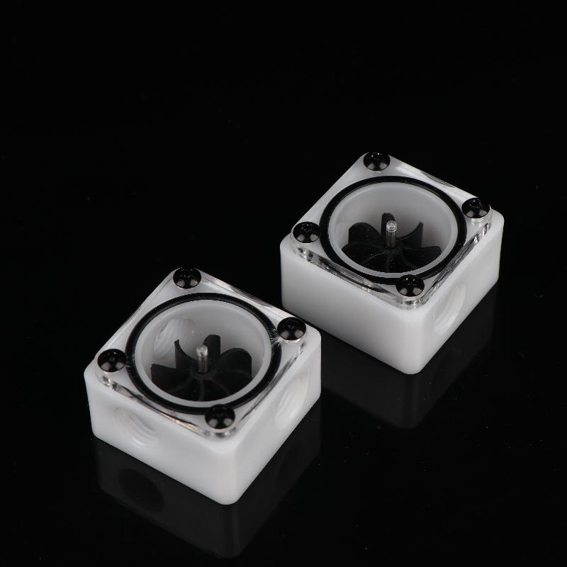 G1/4 Thread Water Cooling Flow Meter 2 Way Design Water Meter Indicator Bi Directional Meter Water Cooling System
