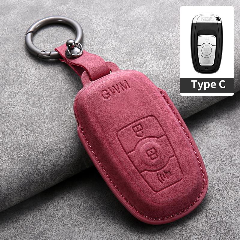 For Haval To Genesis Car Smart Key Case Cover Key Pack Remote Protection Sleeve Buckle Rope Special Accessories Multi Styles