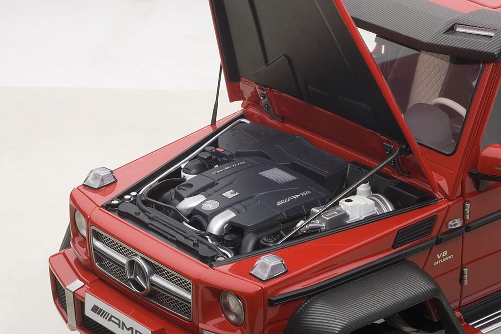 AUTOart Mercedes Benz G63 AMG 6X6 1/18 (красный)