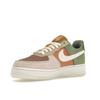 Nike Air Force 1 07 LX Oil Green Terra Blush Женские кроссовки Коричневый кунжут Бледно-слоновая кость FZ3782-386